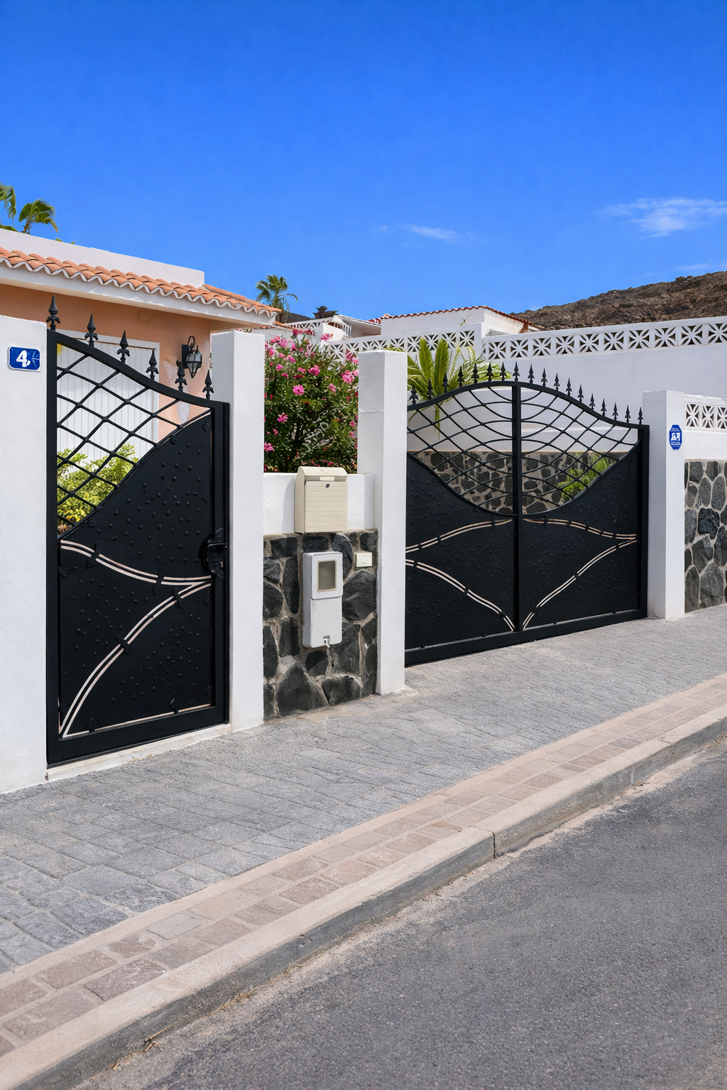 porton automatico metal 1